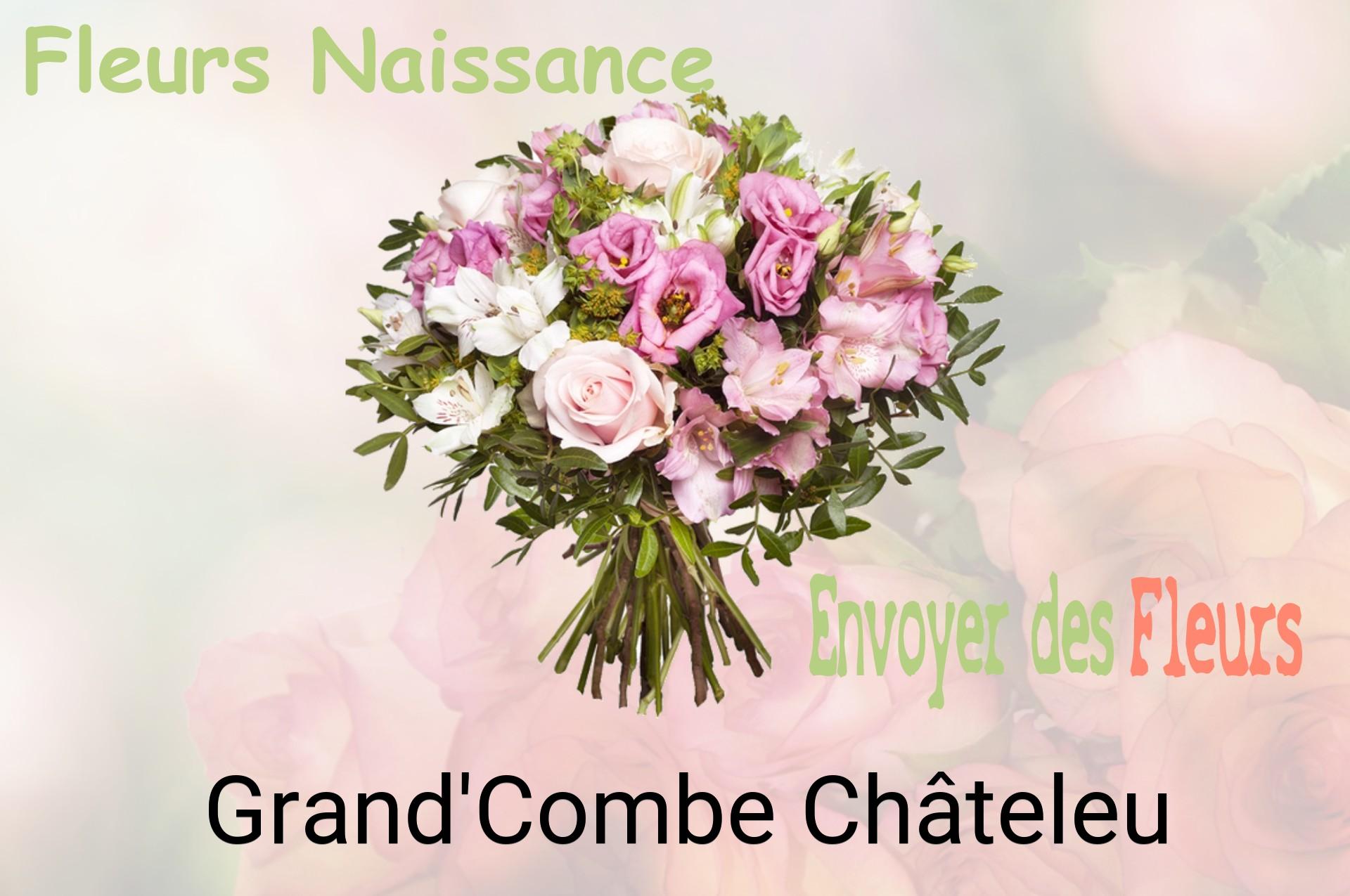 Bouquet de fleurs de naissance livré à Grand'Combe-Châteleu